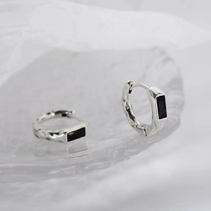 Monoliths Silver Earrings Salty Alpha