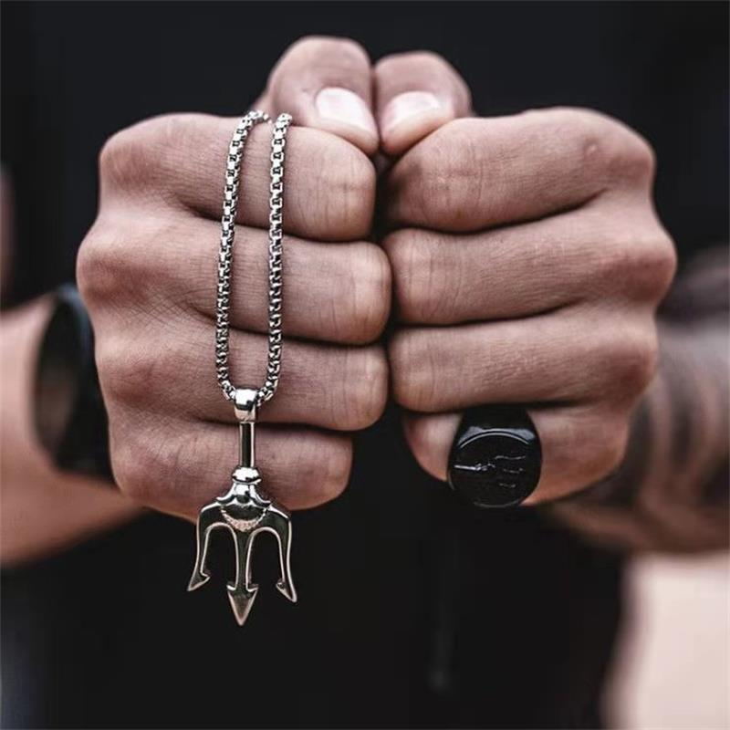 Shivatrishul Silver Pendant | Salty