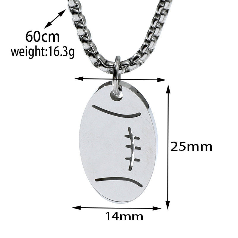 Rugby Silver Chain | Salty