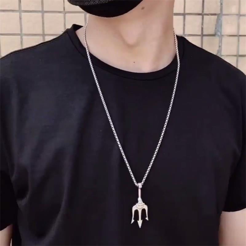 Shivatrishul Silver Pendant | Salty