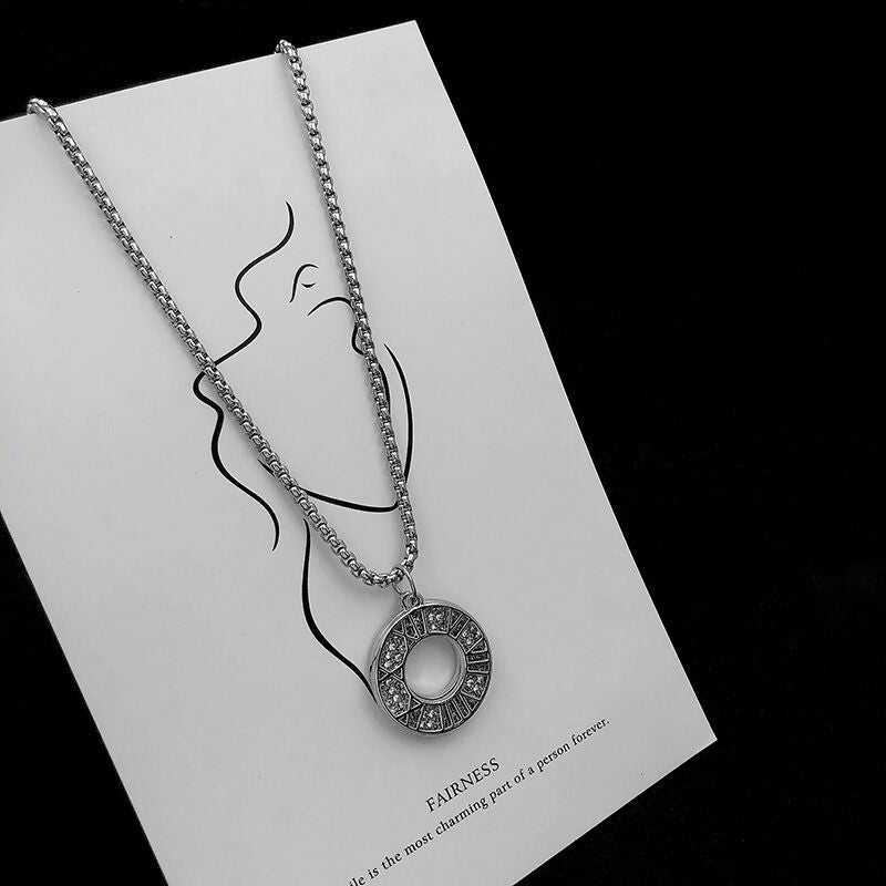 Diamond Time Circle Pendant | Salty