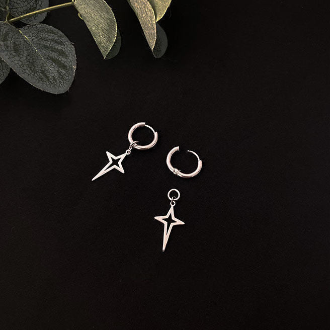 Silver Stardust Earrings | Salty