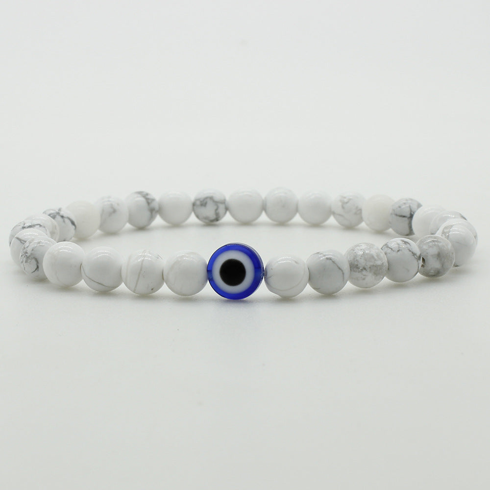 Protective Evil Eye Natural Stone Band | Salty