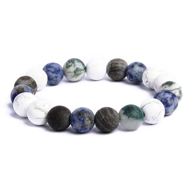 Wisdom Within Alabaster Beaded Band | Salty