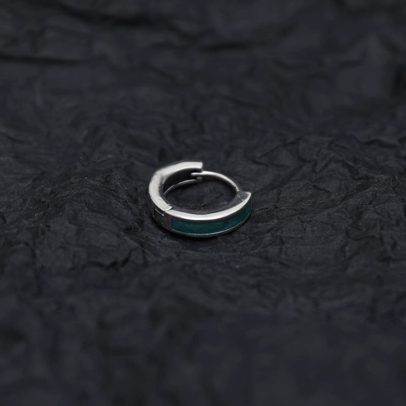 Sky Silver Hoop | Salty