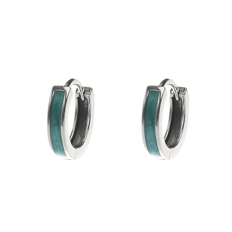 Sky Silver Hoop | Salty