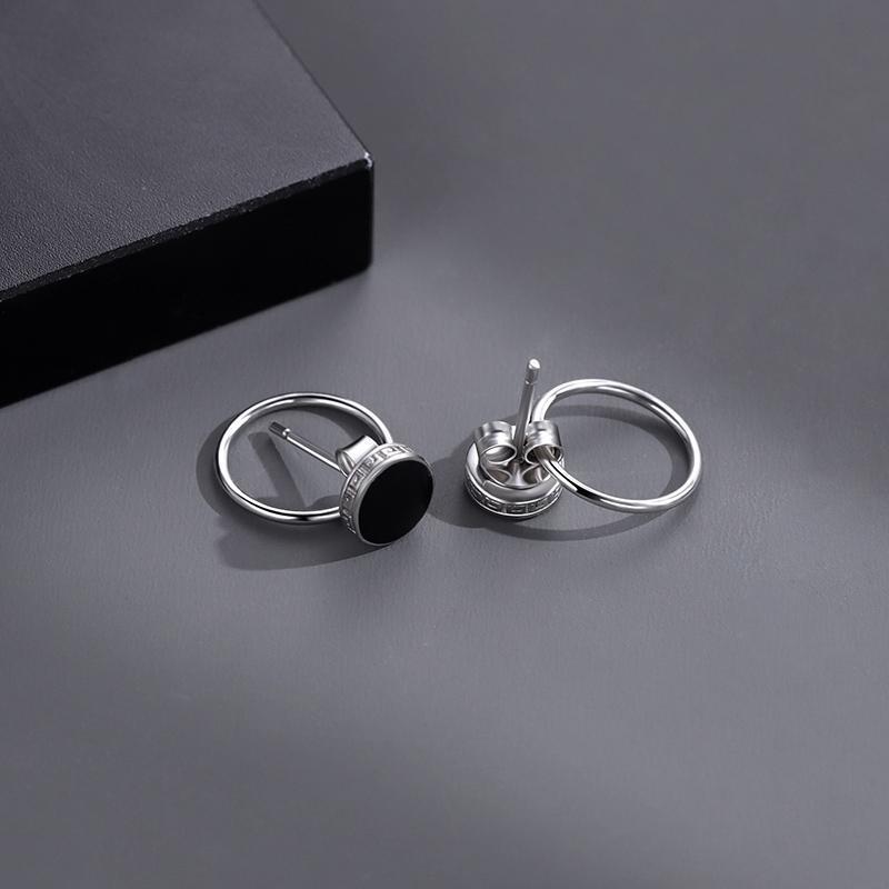 Modern Style Black Hoops | Salty