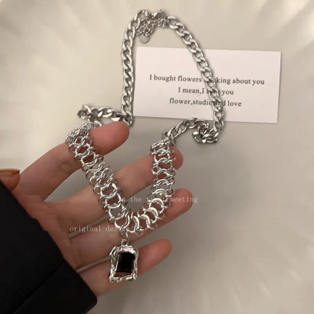 Funky Silver Stone Chain | Salty