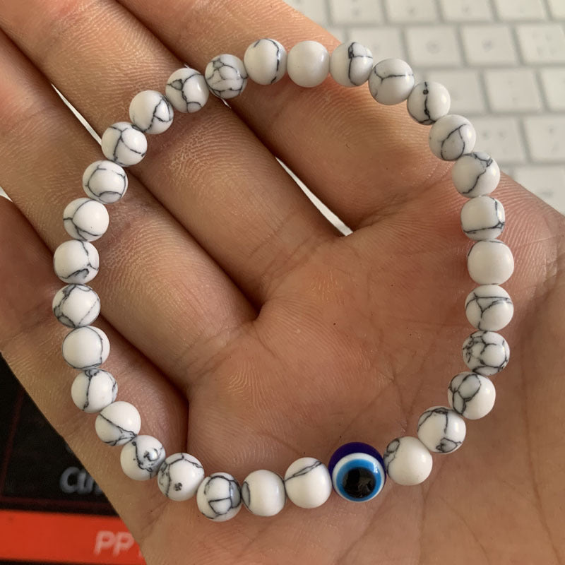 Protective Evil Eye Natural Stone Band | Salty