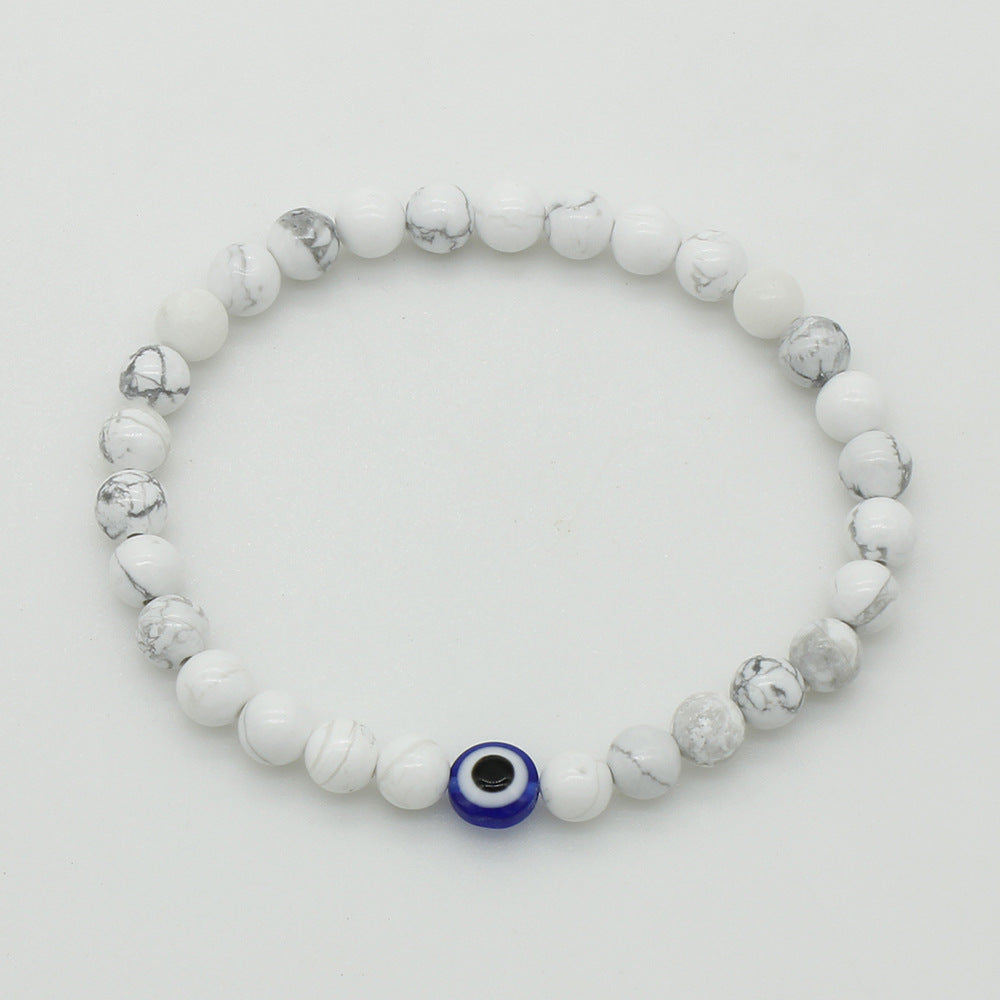 Protective Evil Eye Natural Stone Band | Salty