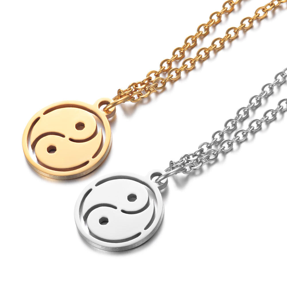 Yin-yang necklace - Silver Salty
