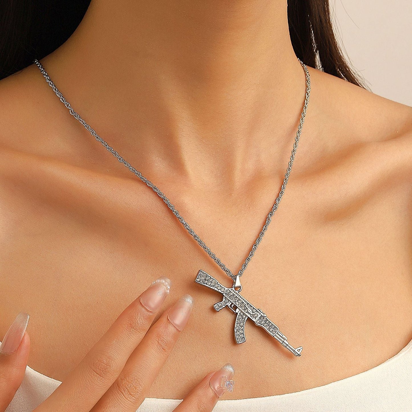 Ak 47 Silver Chain | Salty