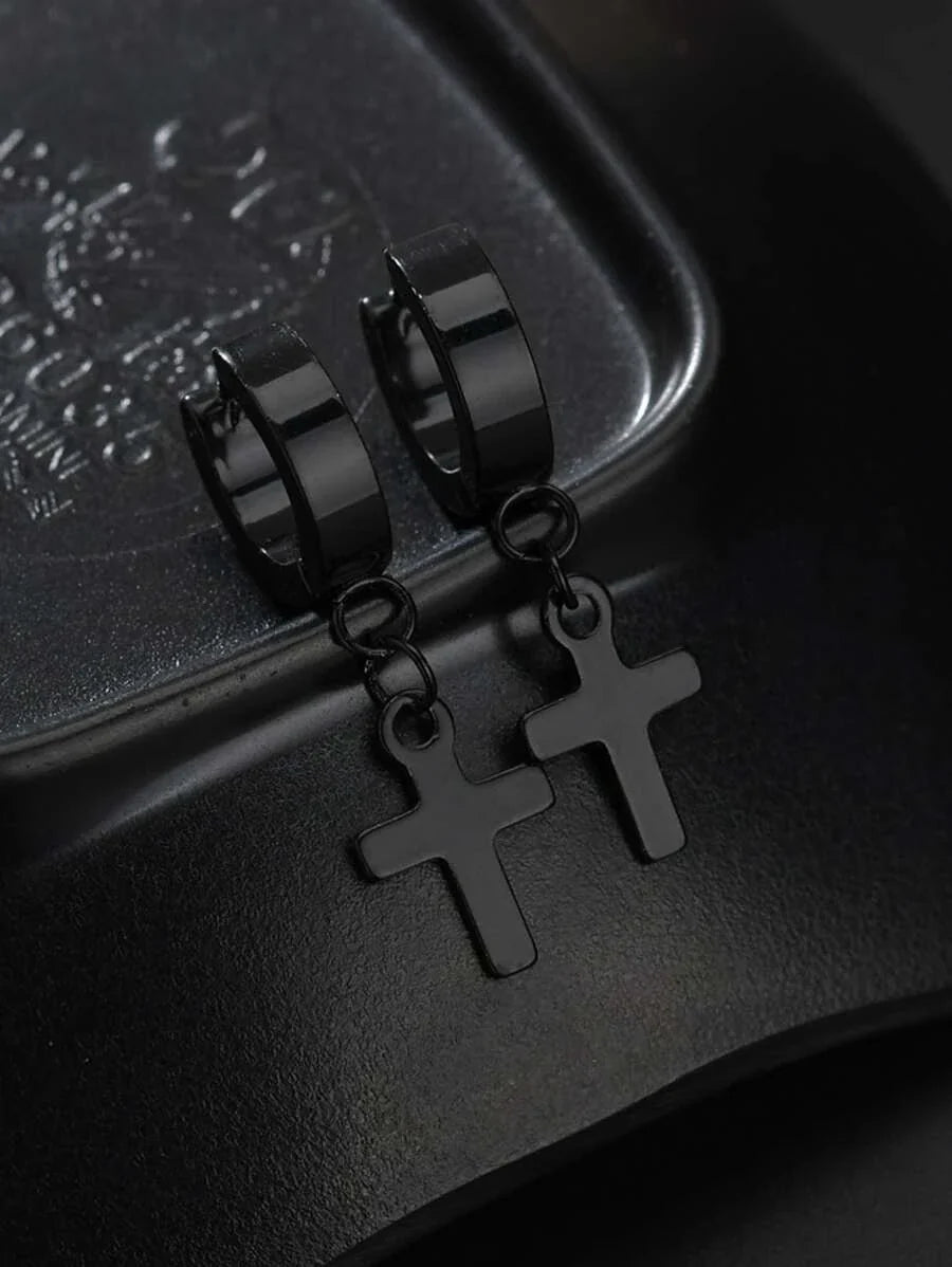 Cross Black Ear Piece