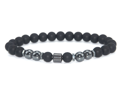 Natural Stone Alabaster Beaded Band | Salty