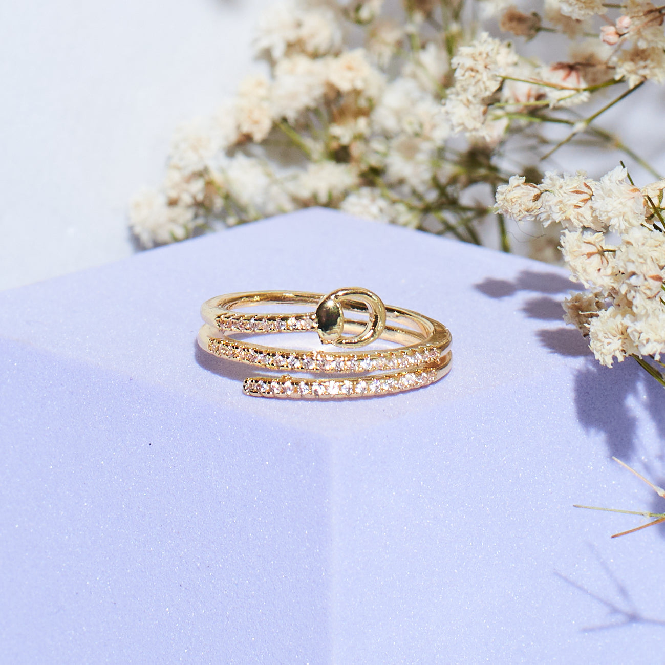 Luxurious Golden Ring Salty