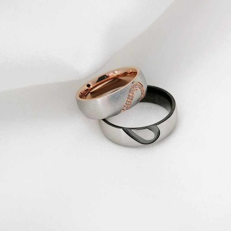 Heart-To-Heart Couple Ring (Set Of 2) | Salty