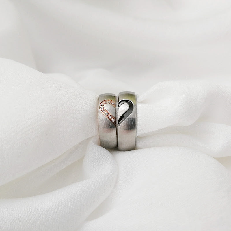 Heart-To-Heart Couple Ring (Set Of 2) | Salty