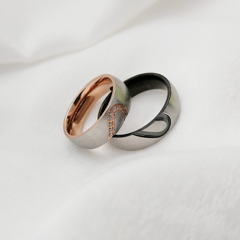 Heart-To-Heart Couple Ring (Set Of 2) | Salty
