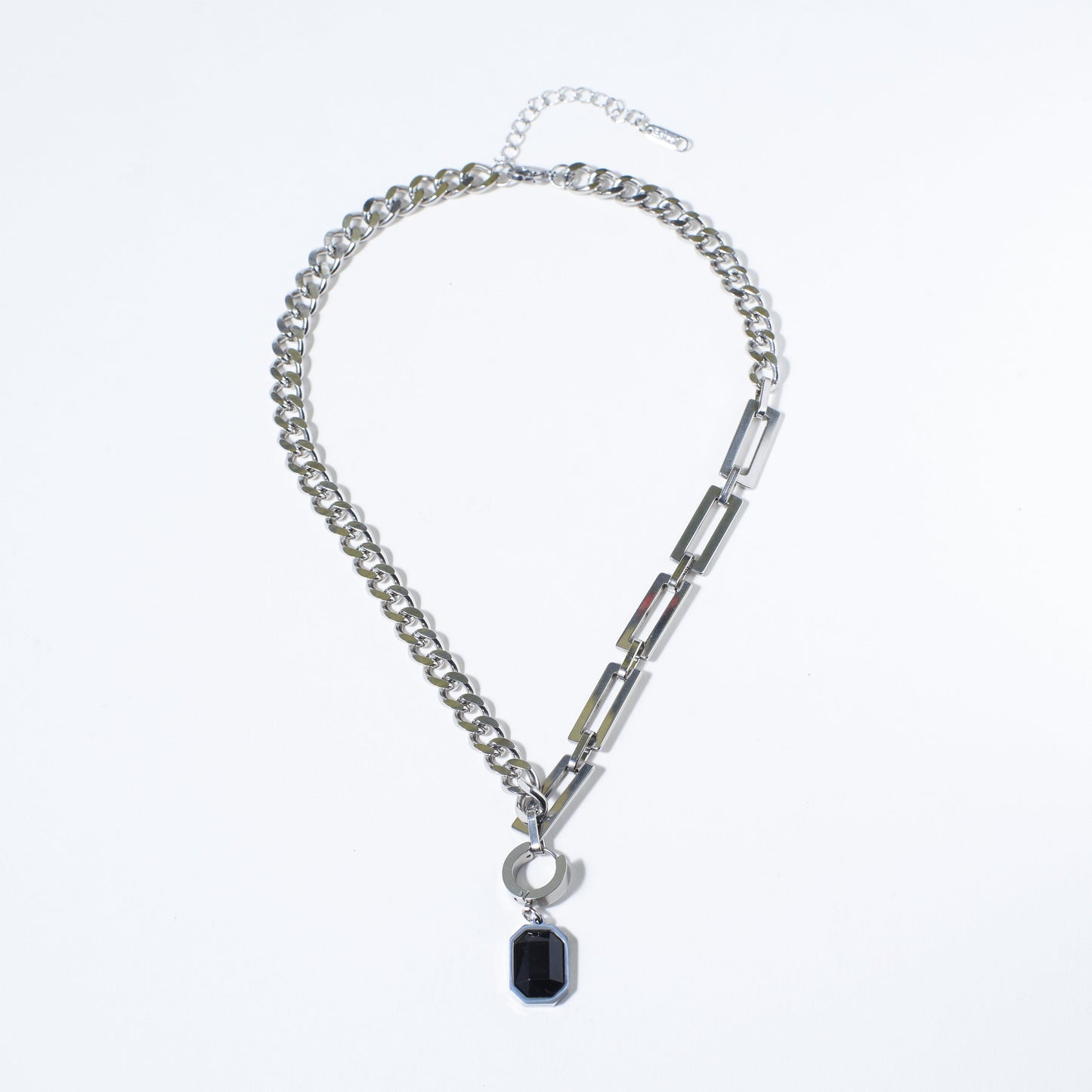 2 in 1 Stellar Shungite Silver Chain and Earring Salty Alpha