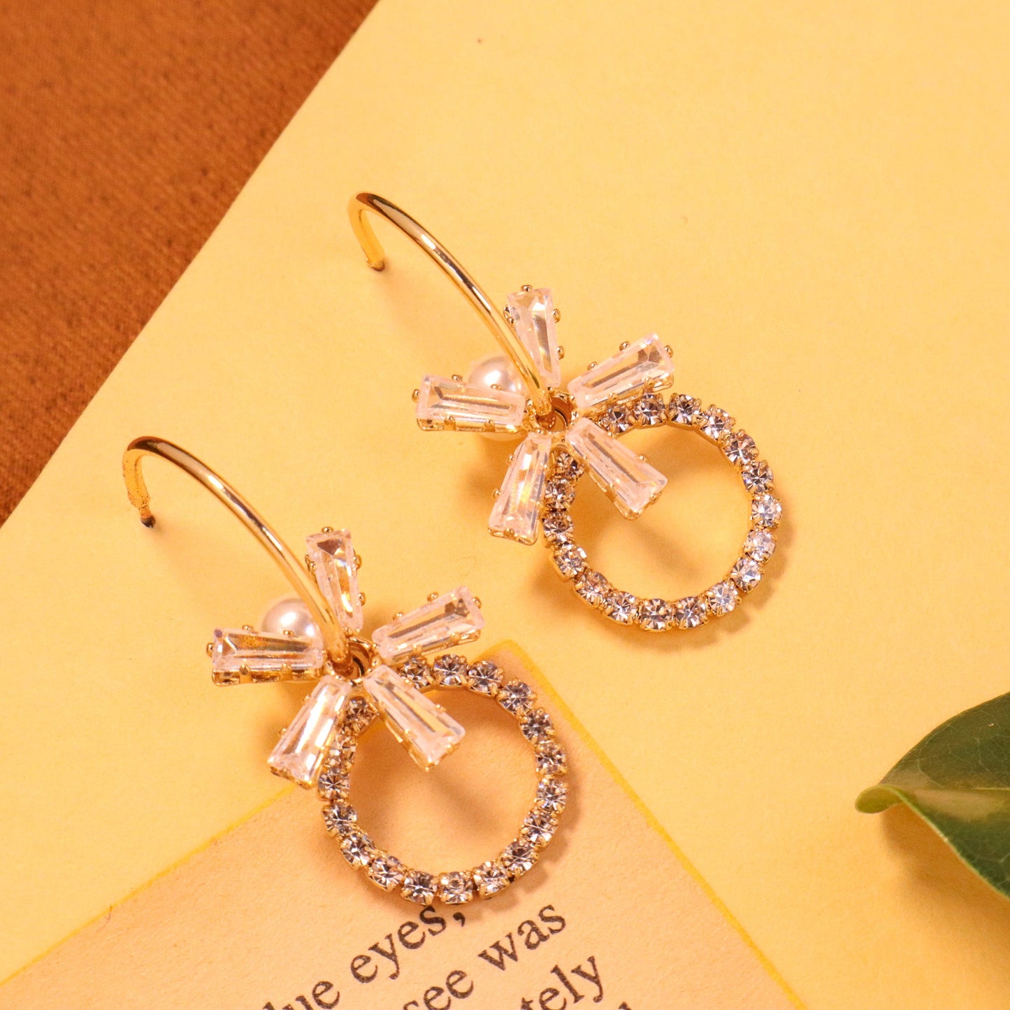 2in1 korean fancy earrings