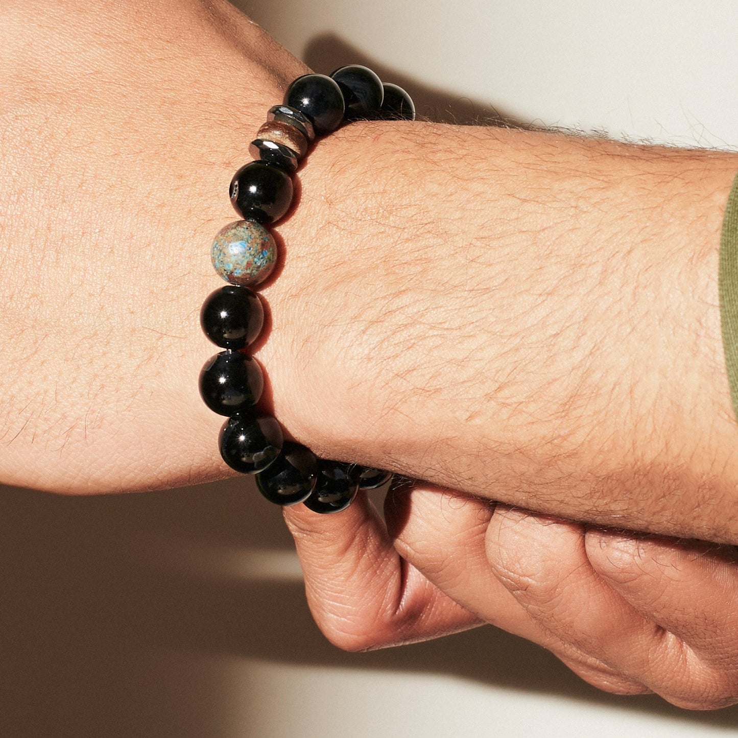 Chrome Diopside Beaded Bracelet | Salty