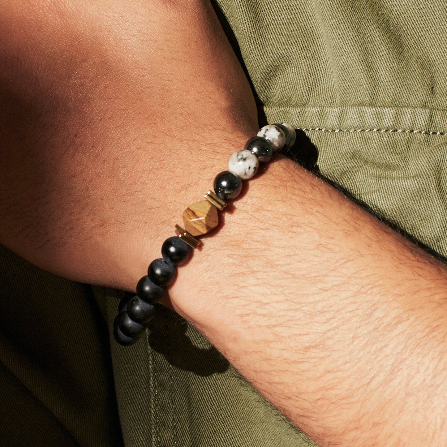 Wild Wood Beaded Bracelet | Salty