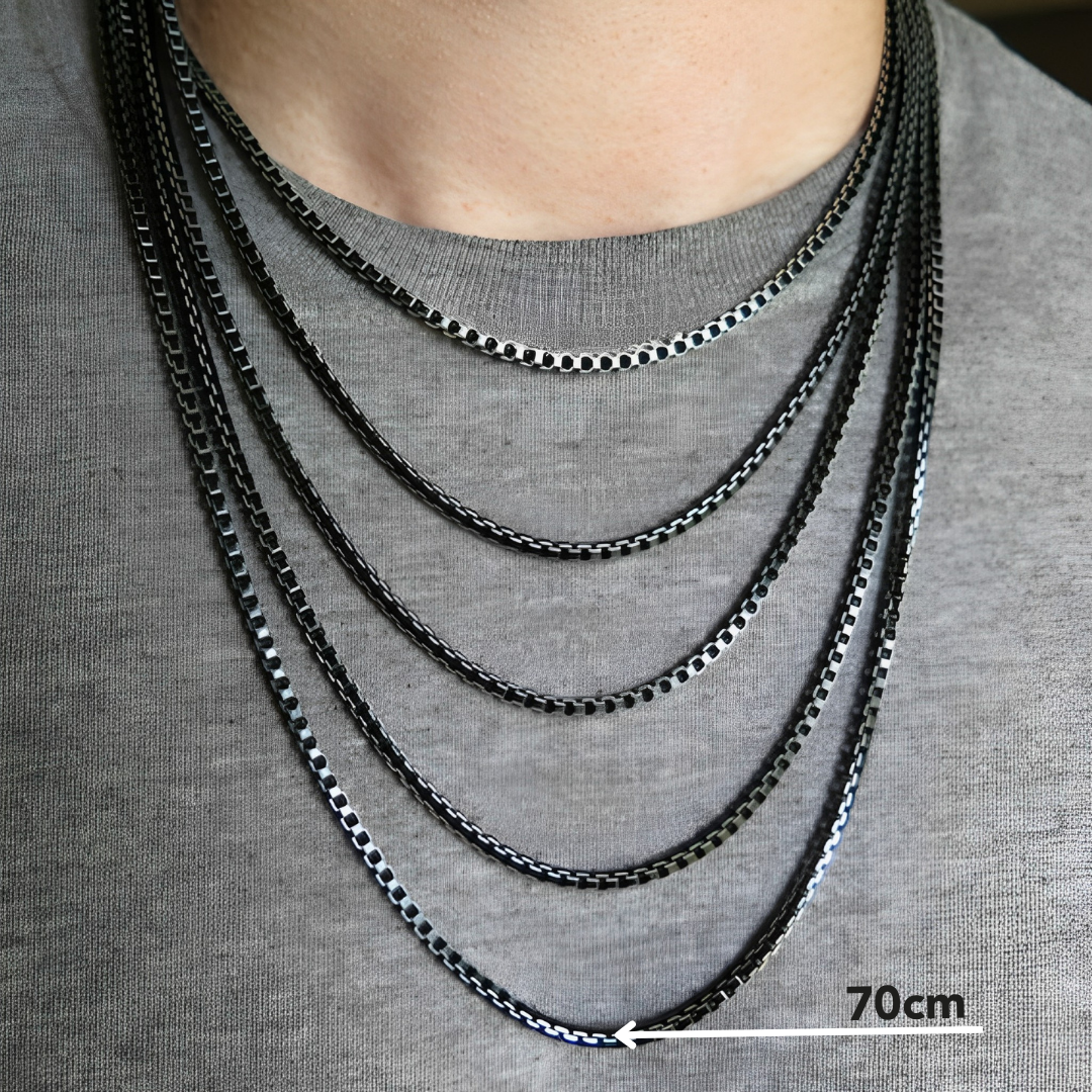 Redeemer Cross Silver Chain