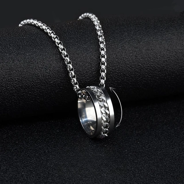 Silver Infinity Ring Chain | Salty