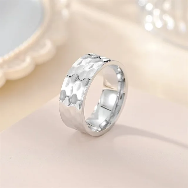 Silver Textured Band | Salty