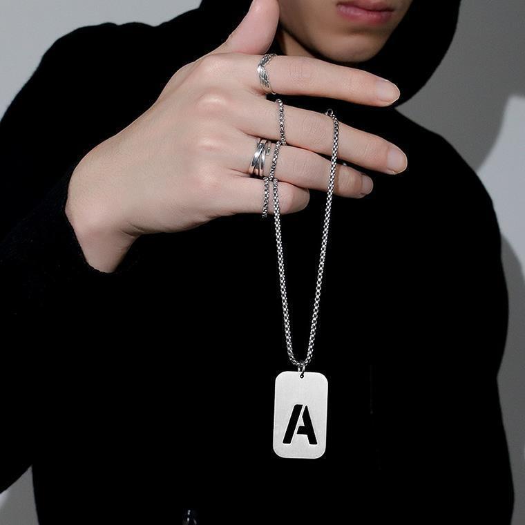 Dainty Alphabet Pendants Salty Alpha
