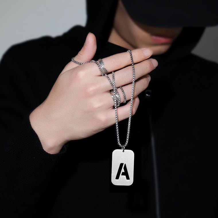 Dainty Alphabet Pendants Salty Alpha