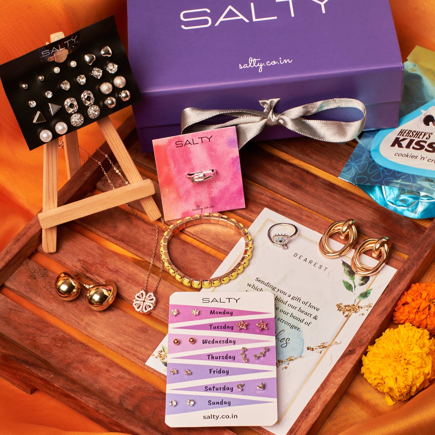 Token of Love Jewellery Gift Box for Her with Personalised Card