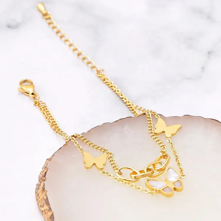 Ava Golden Bracelet Salty