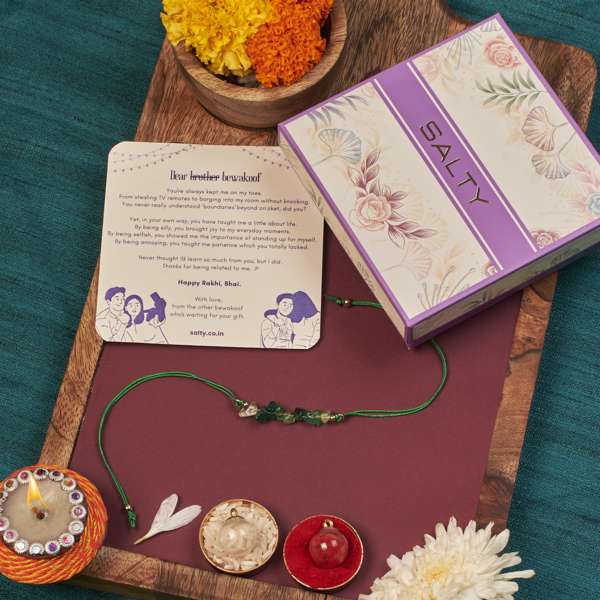 Emerald Love Rakhi