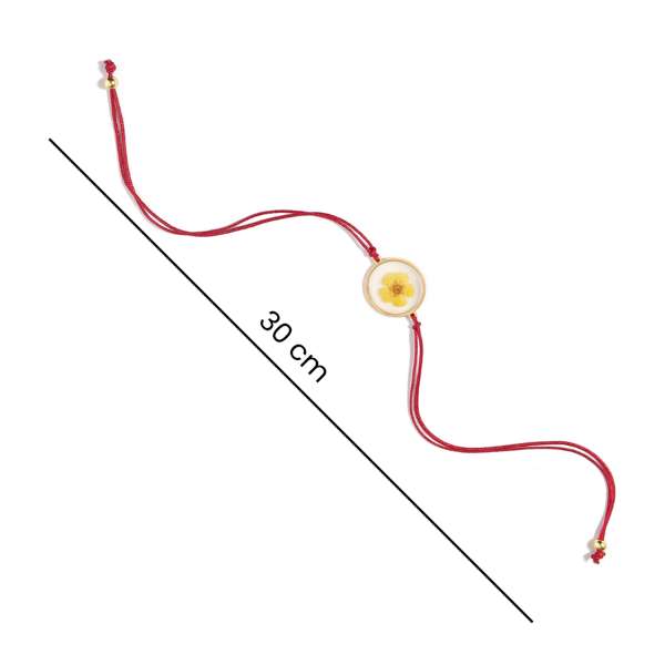 Celestial Resin Gold Rakhi