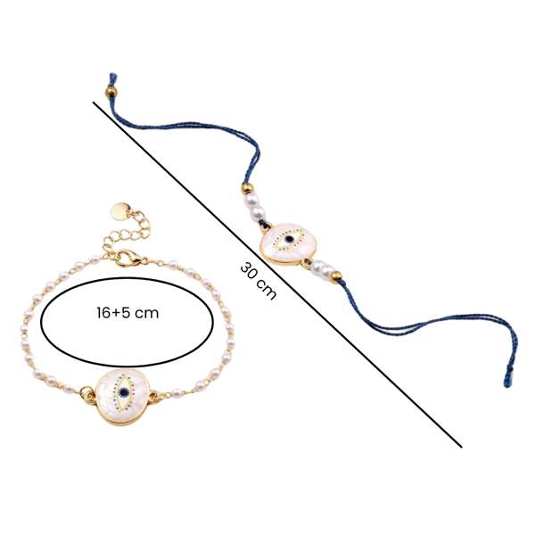 Celestial Circle Rakhi for Bhaiya and Bhabhi