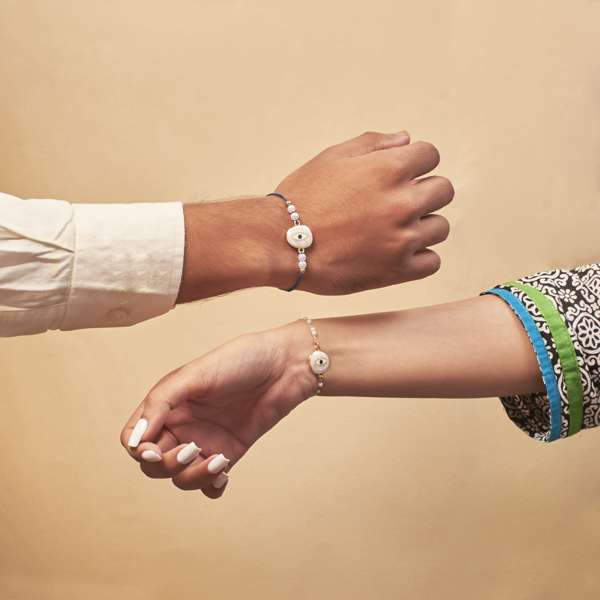 Celestial Circle Rakhi for Bhaiya and Bhabhi