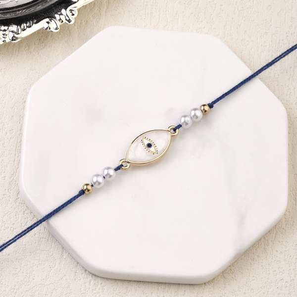 Evil Eye Pearl Talisman Rakhi