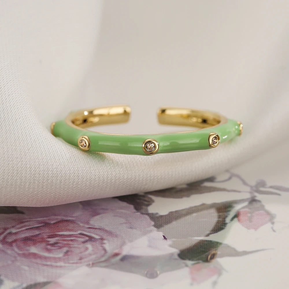 Sinister Splendor Ring - Green