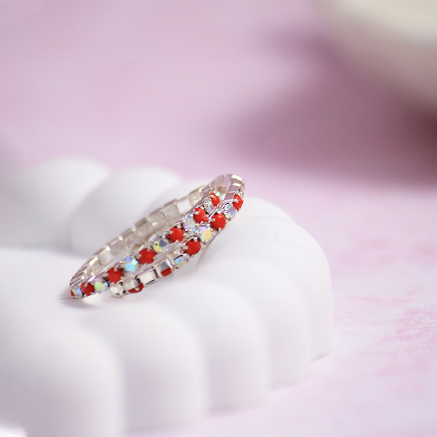 Beryl Meadow - Stretchable Ring (Set of 2)