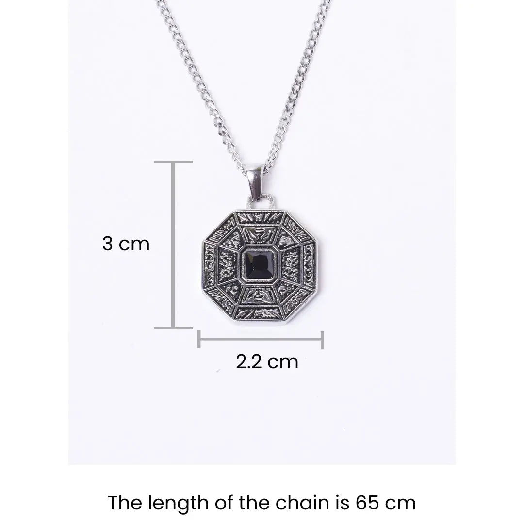 Black Moon Stone Pendant | Salty