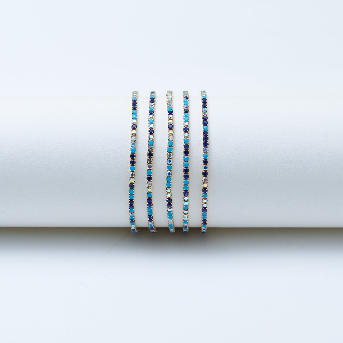 Bloom Bling Stretchable Bands (Set of 5) Salty