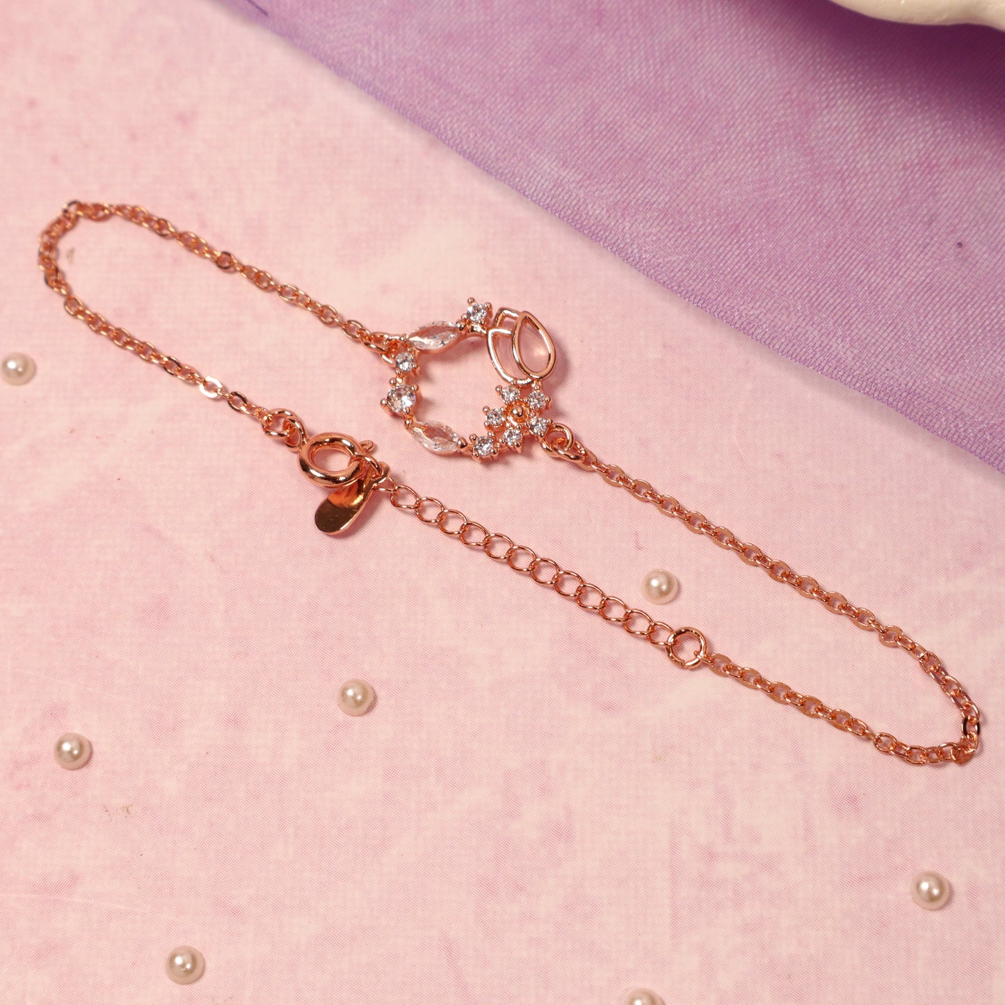 Blooming Simplicity Floral Bracelet Salty