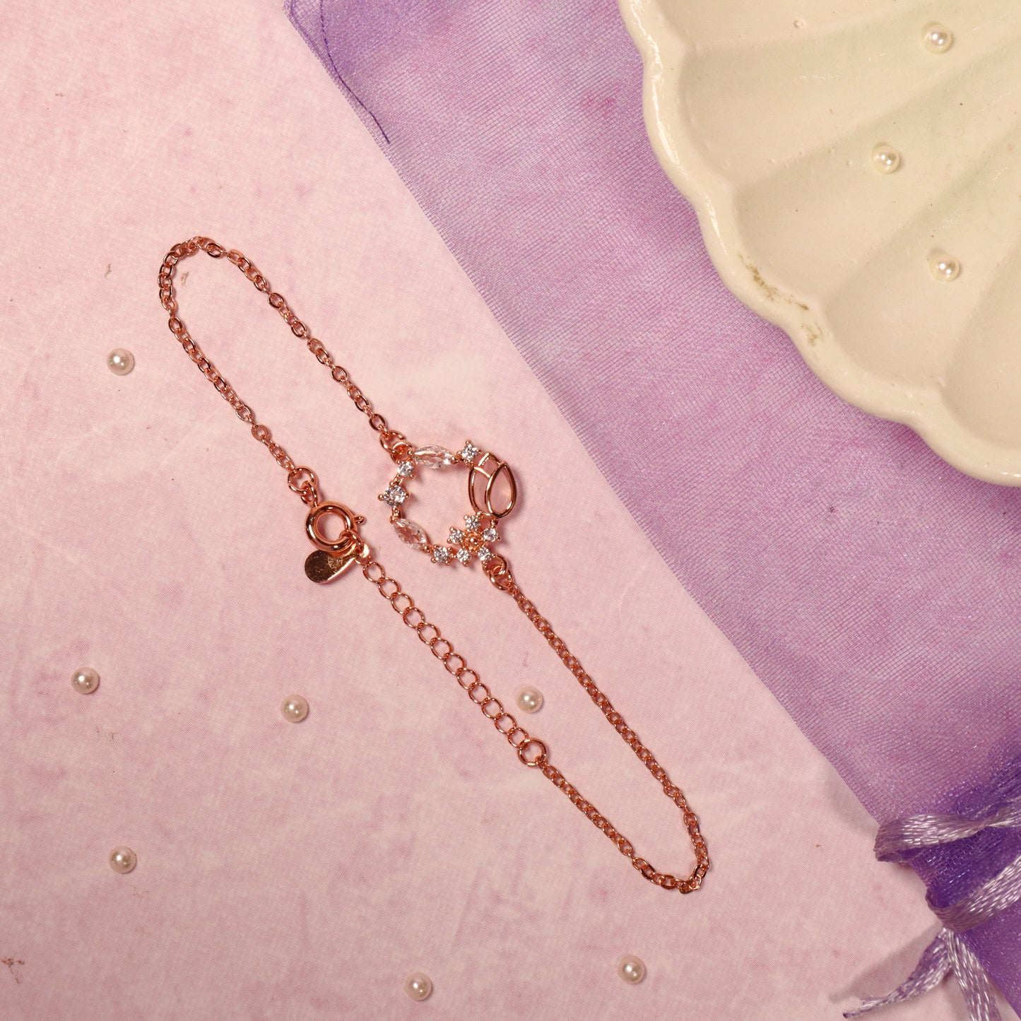 Blooming Simplicity Floral Bracelet Salty
