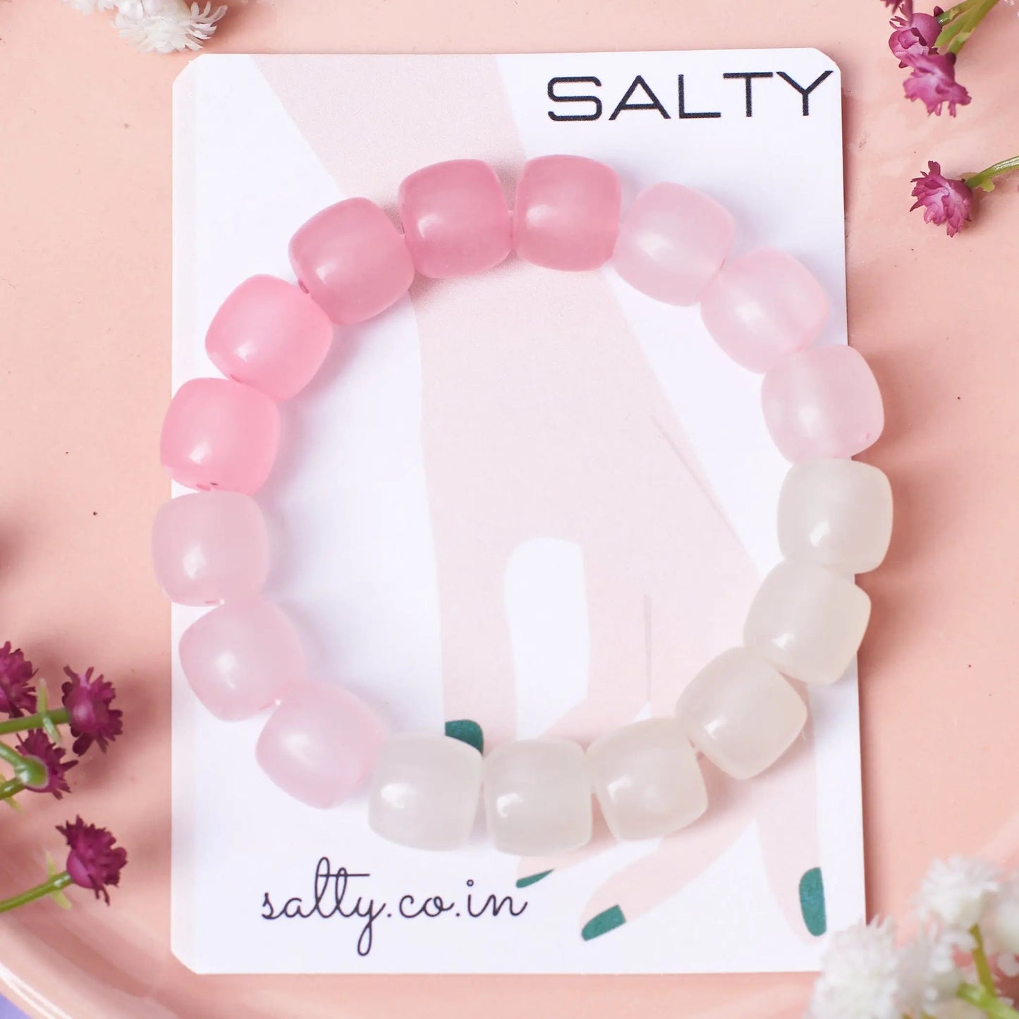 Blushing Blossom Beaded Band | Salty