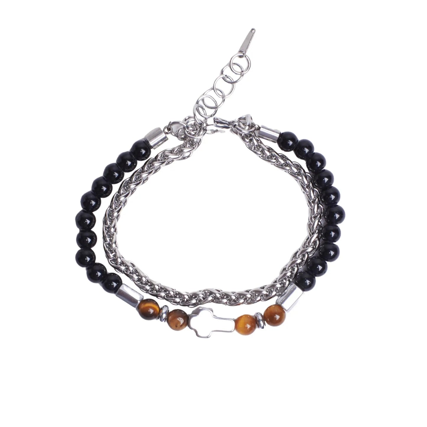Bold Brown Beads Bracelet | Salty