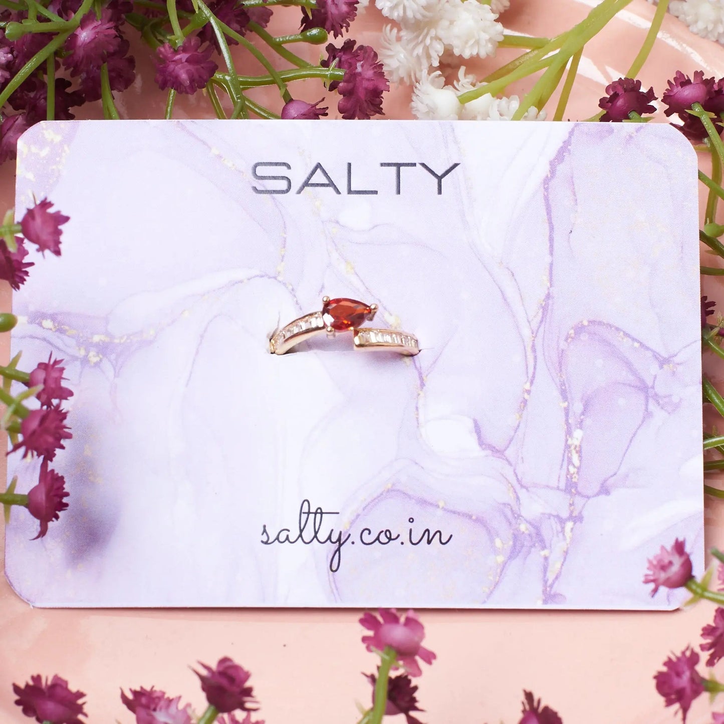 Burgundy Blaze Ring | Salty