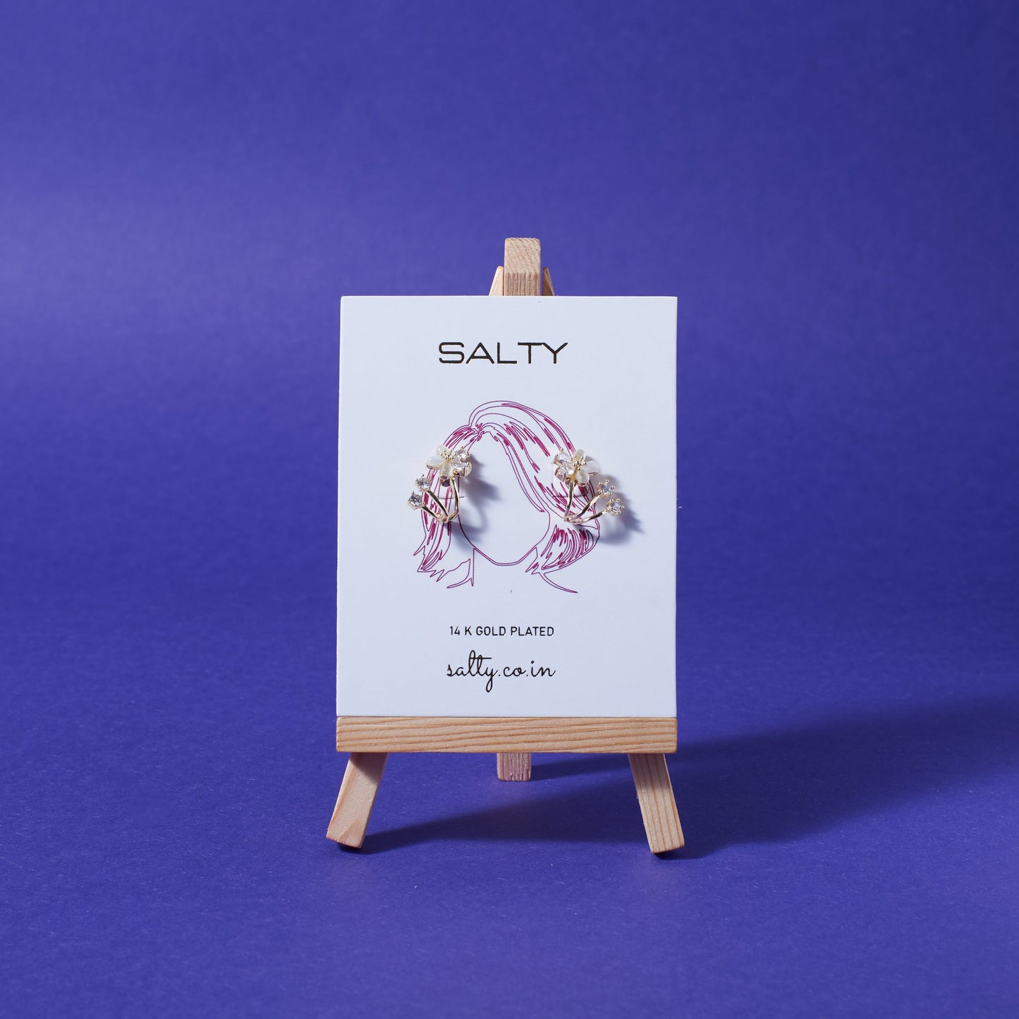 Calla Lily Chic Earrings Salty