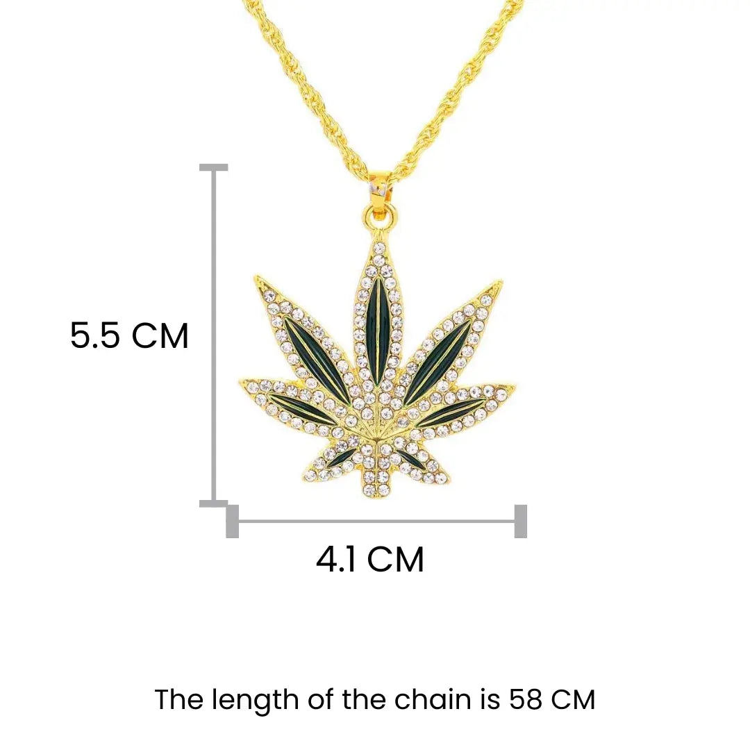 Cannabis Leaf Golden Chain | Salty