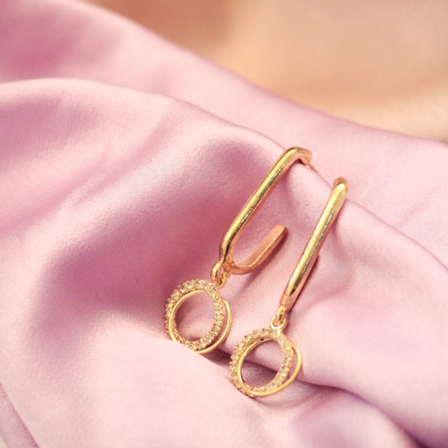 Casual Trend Gold Earrings